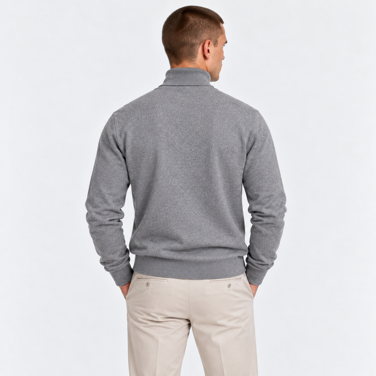 Classic Turtleneck Sweater – Long Sleeve Knit Pullover