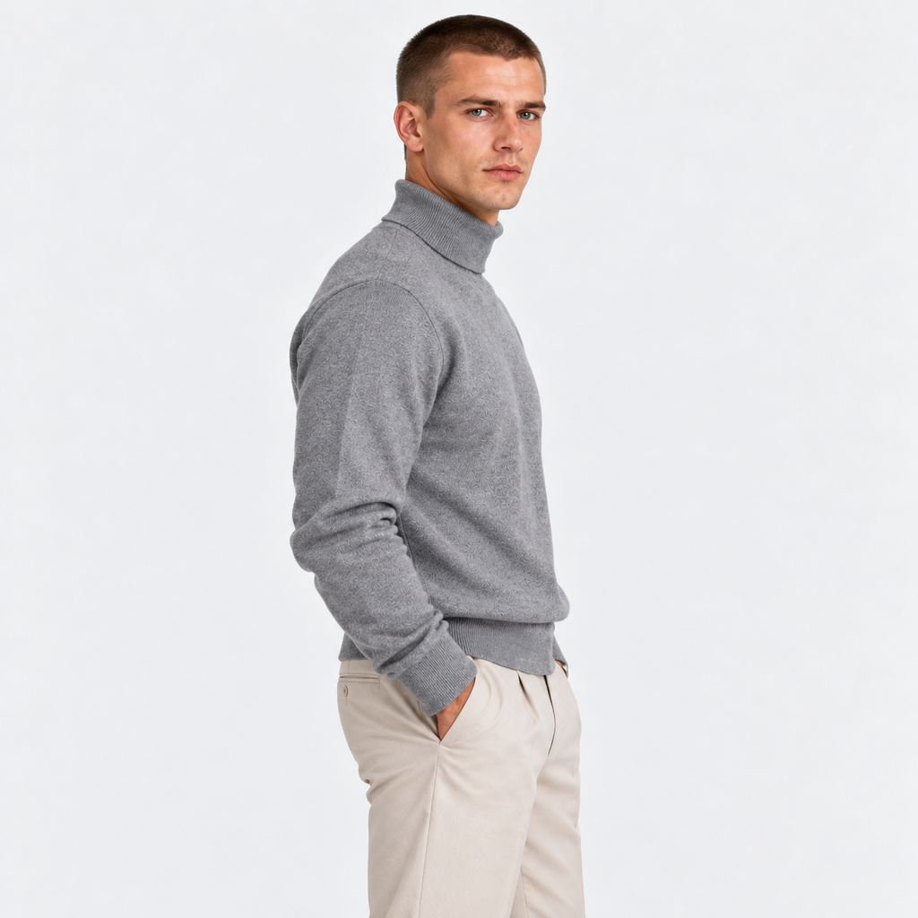Classic Turtleneck Sweater – Long Sleeve Knit Pullover